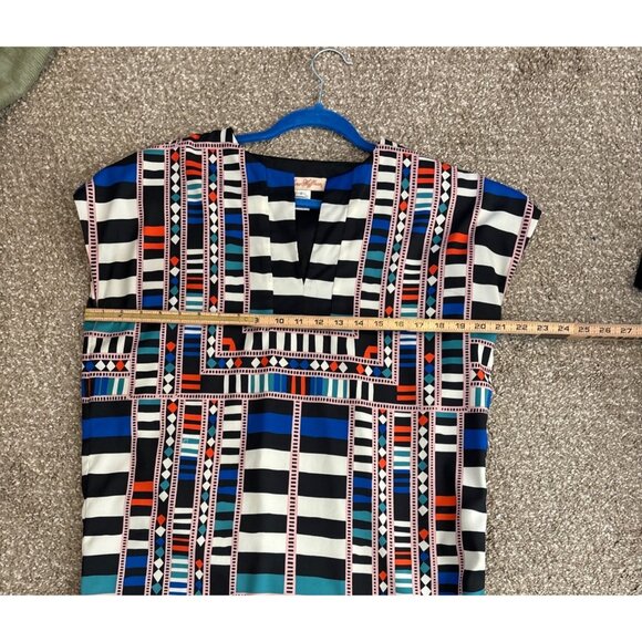 Mara Hoffman Women's Bold Colorful Geo Shift Dress Size S - Picture 5 of 6